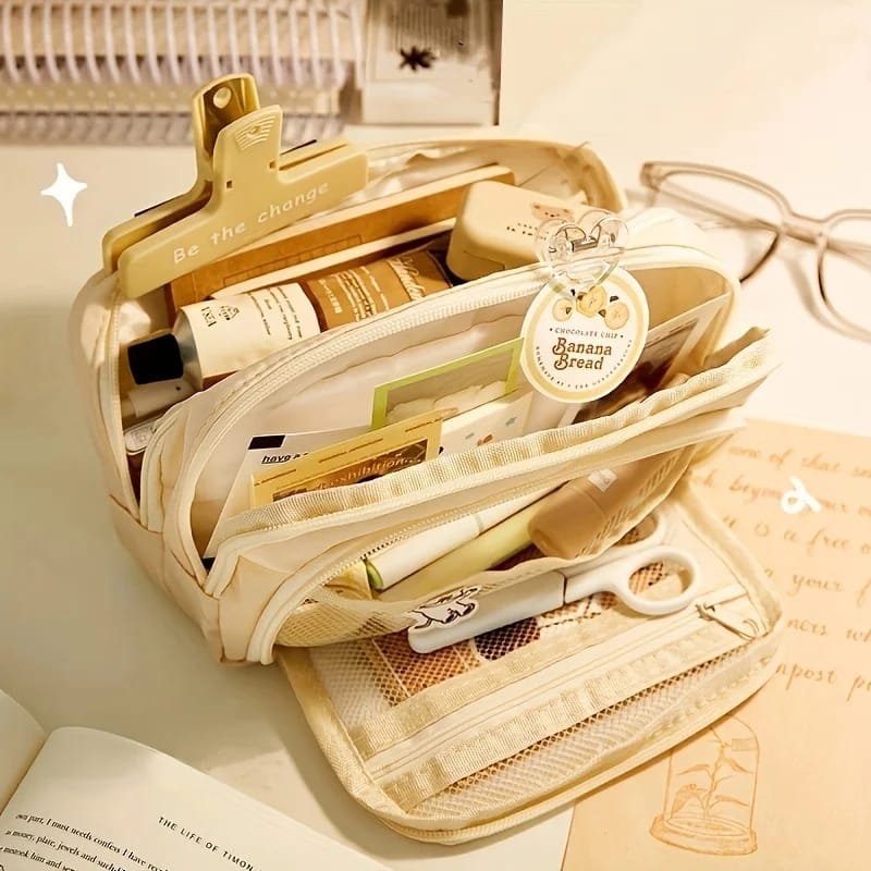 La Tova | Grande Trousse de Toilette Femme en Toile