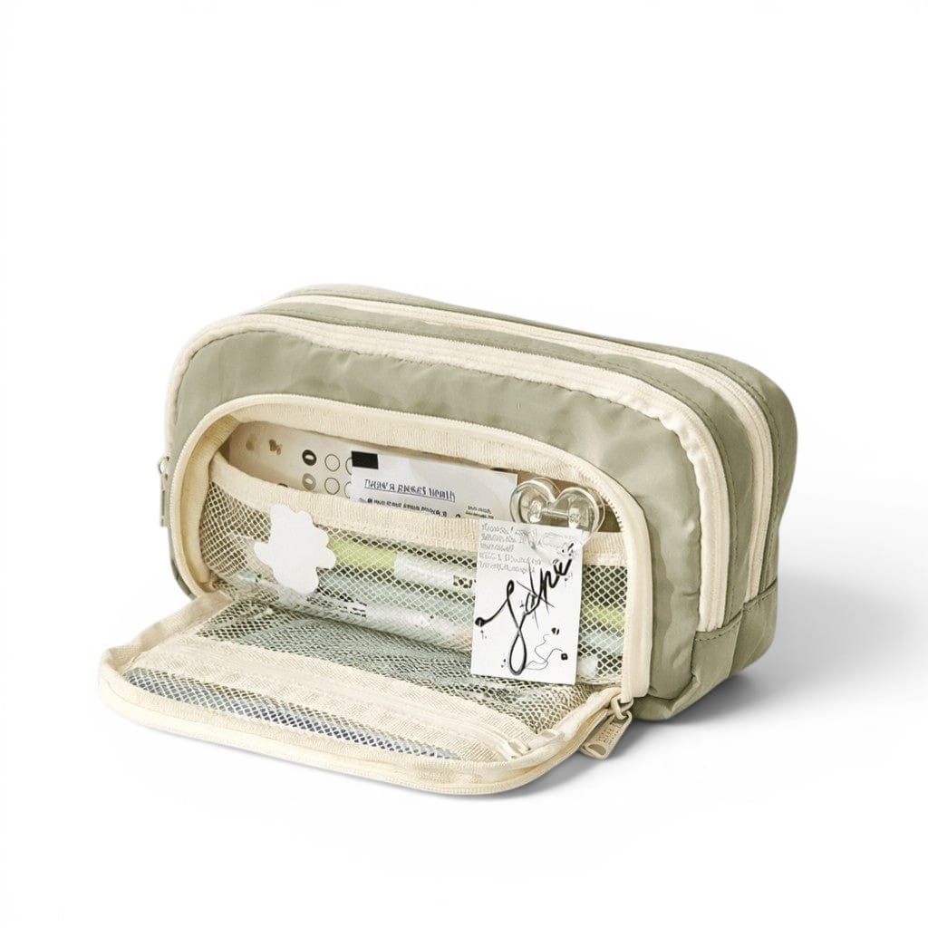 La Tova | Trousse de Toilette Toile Femme Spacieuse