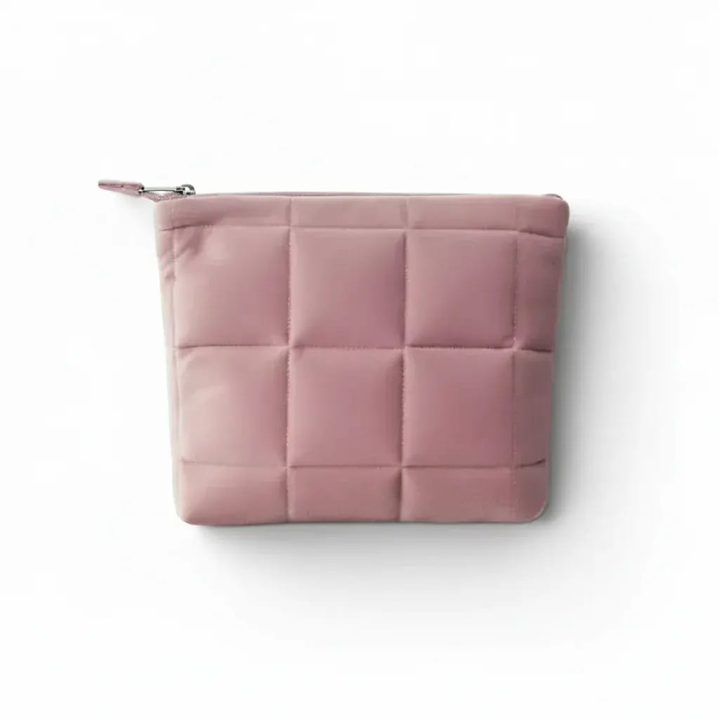La Trapunta | Trousse Toilette Velours Matelassé Femme