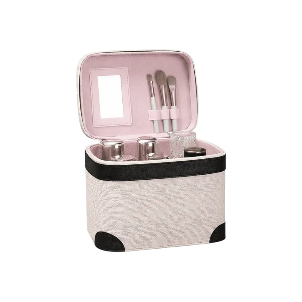 La Tressa | Vanity Maquillage PU Tressé Grande Capacité