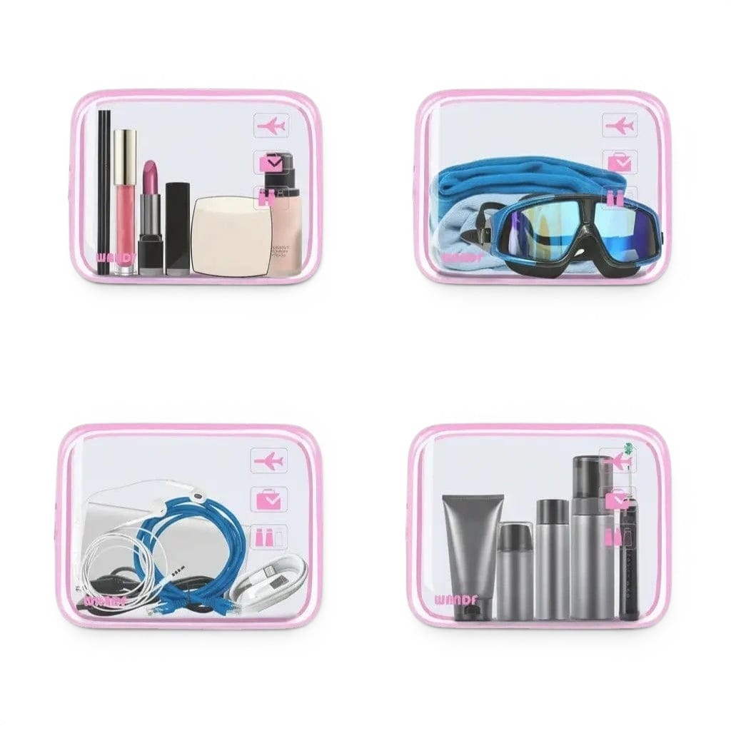 La Tsava | Trousse Transparente TSA PVC Renforcé Cabine