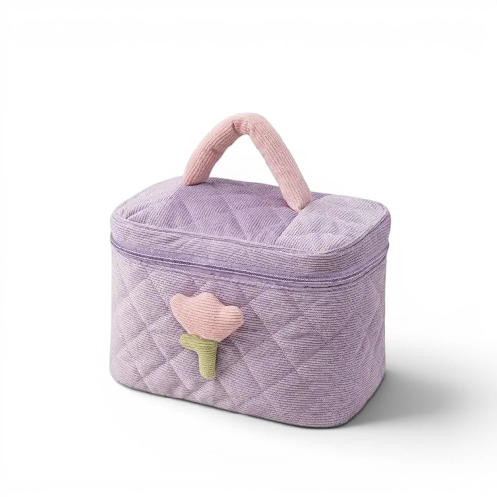 La Tulvi | Trousse Enfant Velours Côtelé Tulipes