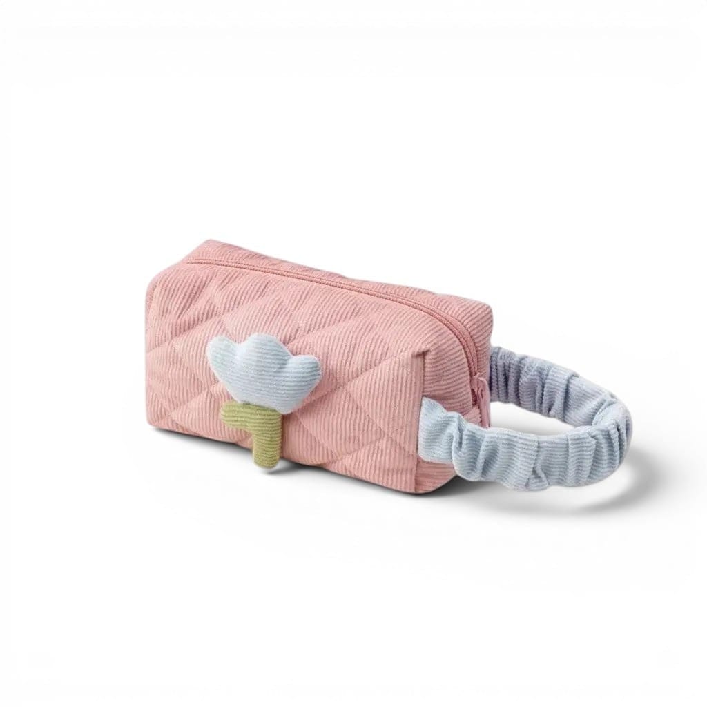 La Tulvi | Trousse Enfant Velours Côtelé Tulipes