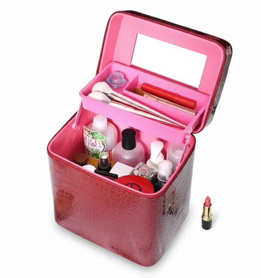 La Valma | Valise Maquillage Simili Cuir Grande Capacité XXL