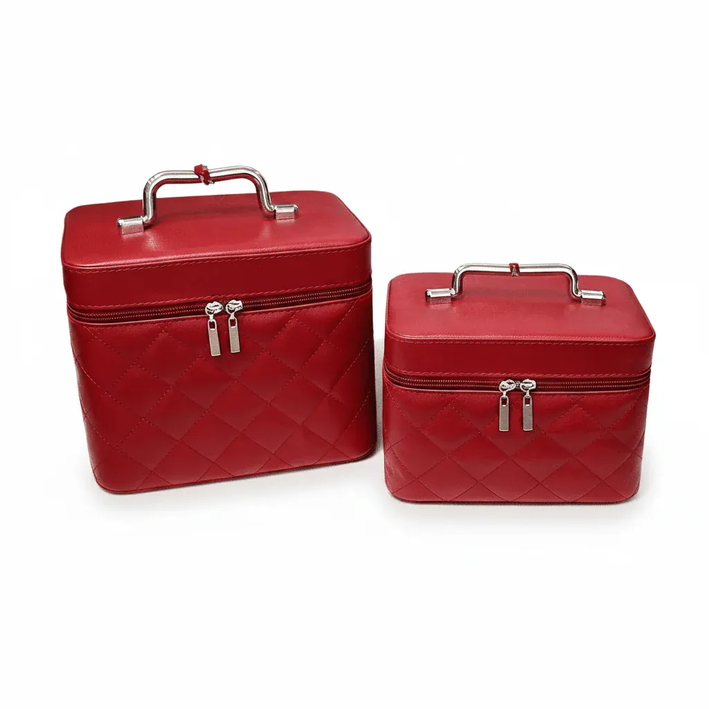 La Valsa | Trousse Maquillage Cuir PU Format Valise 2 Tailles