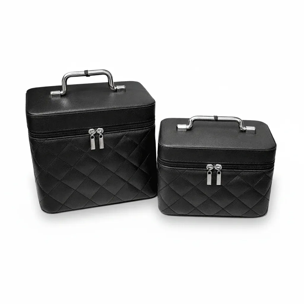 La Valsa | Trousse Maquillage Cuir PU Format Valise 2 Tailles