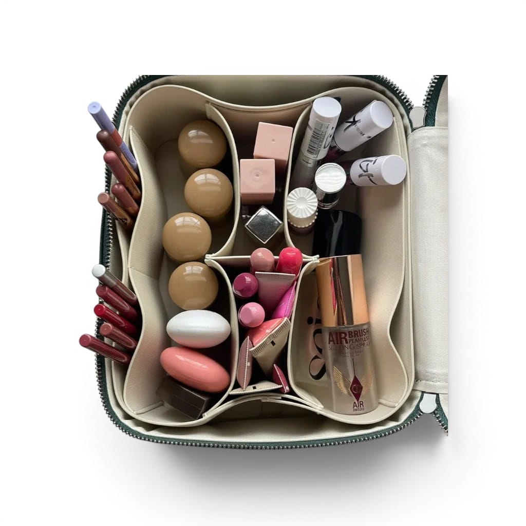 La Vanite | Trousse Vanity Personnalisable Poignée Grande Capacité