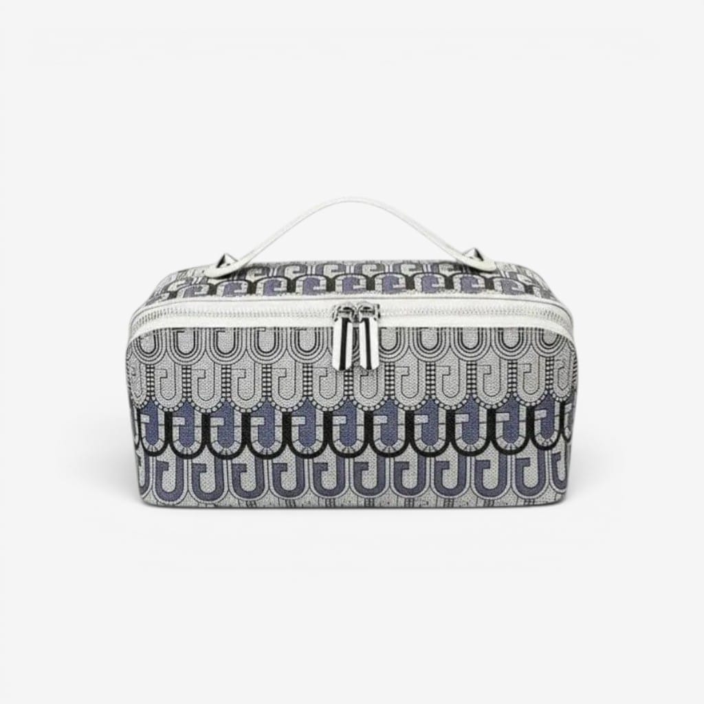 La Vela | Trousse de Toilette Femme - Simili Cuir Double Zip
