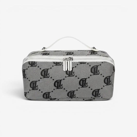 La Vela | Trousse de Toilette Femme - Simili Cuir Double Zip