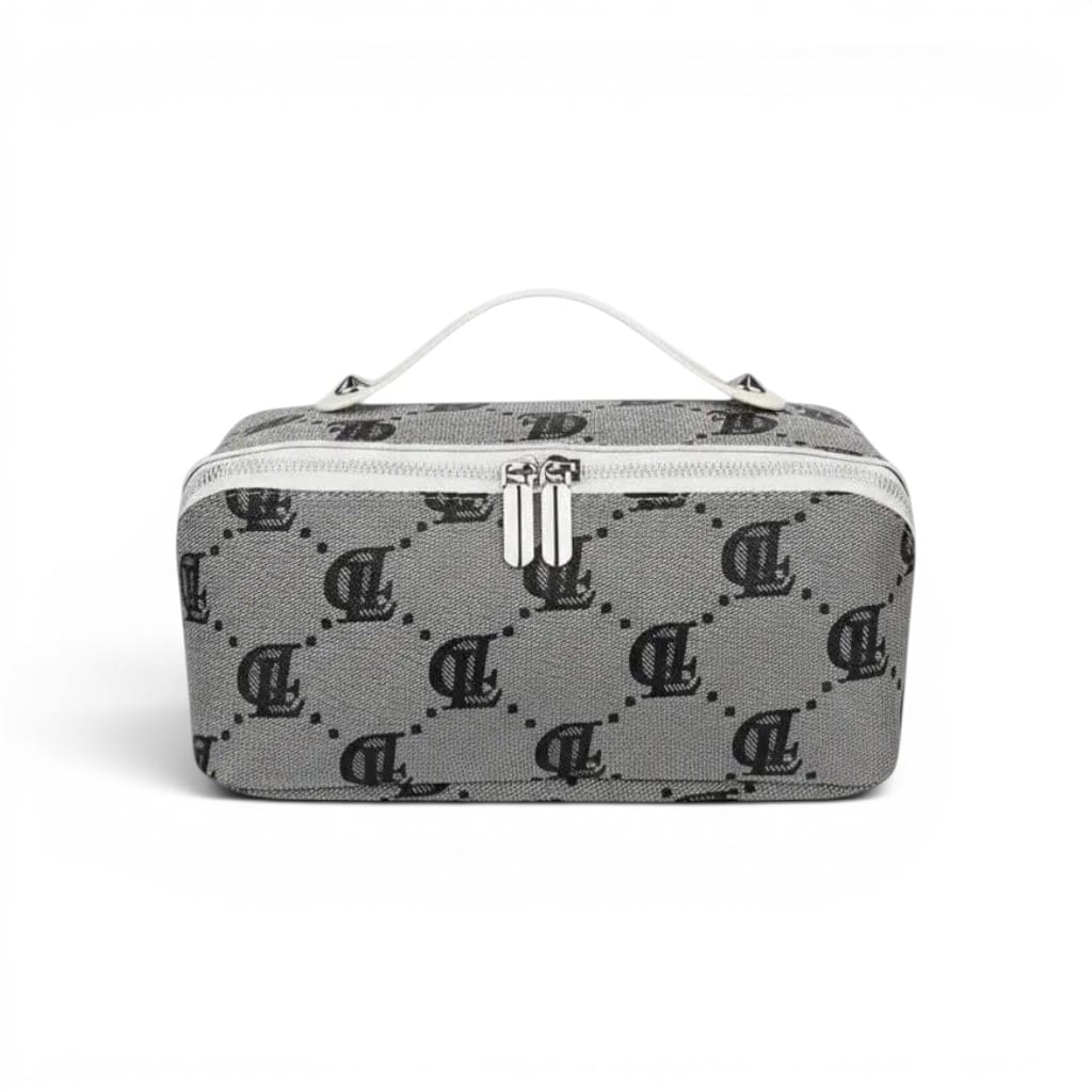 La Vela | Trousse de Toilette Femme - Simili Cuir Double Zip