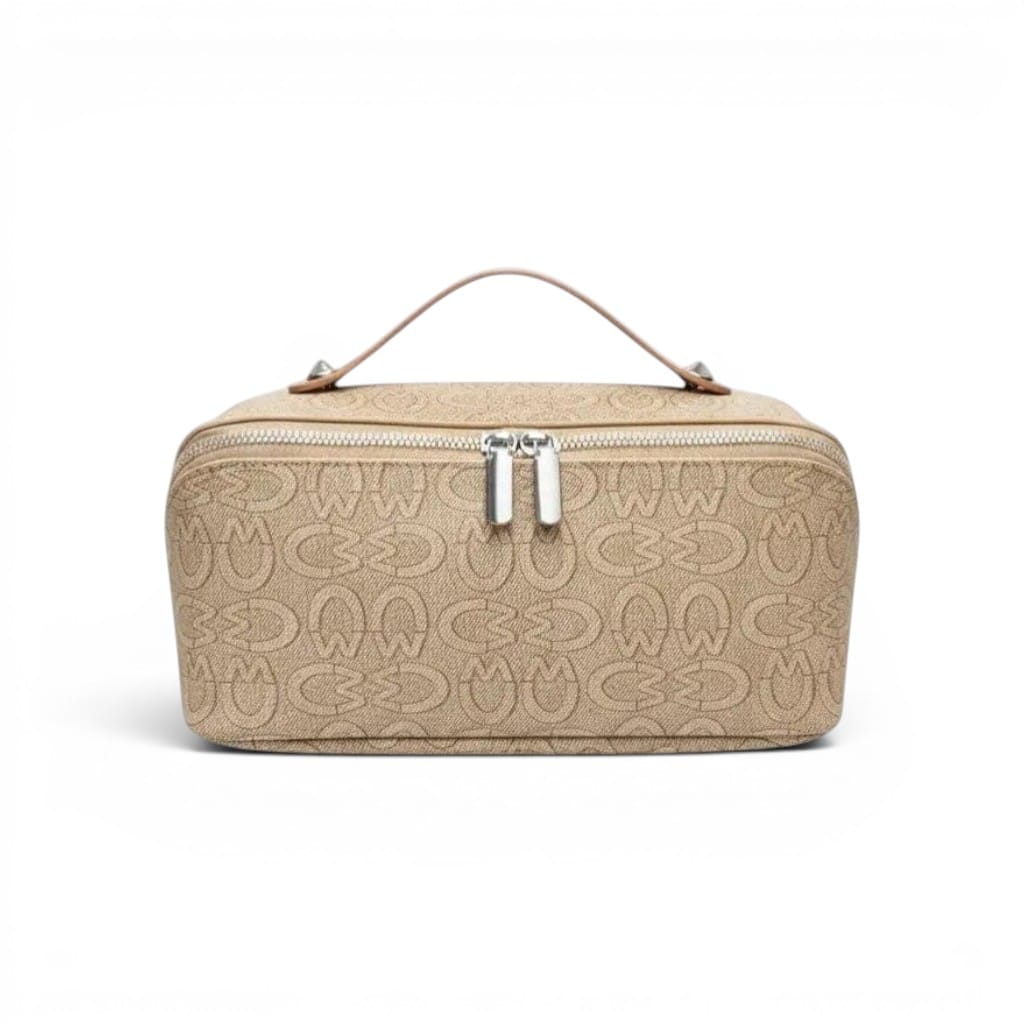 La Vela | Trousse de Toilette Femme - Simili Cuir Double Zip