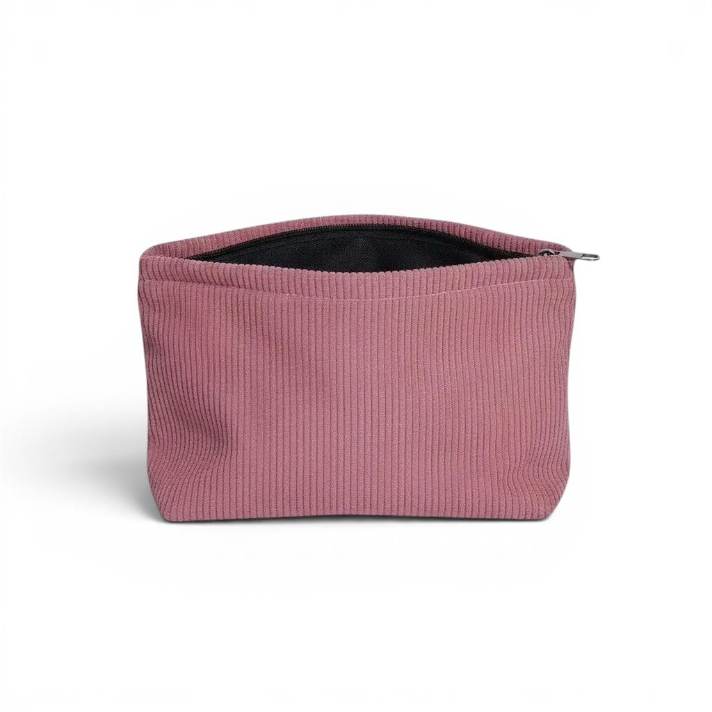 La Velci | Trousse de Toilette Femme Velours Côtelé Étanche