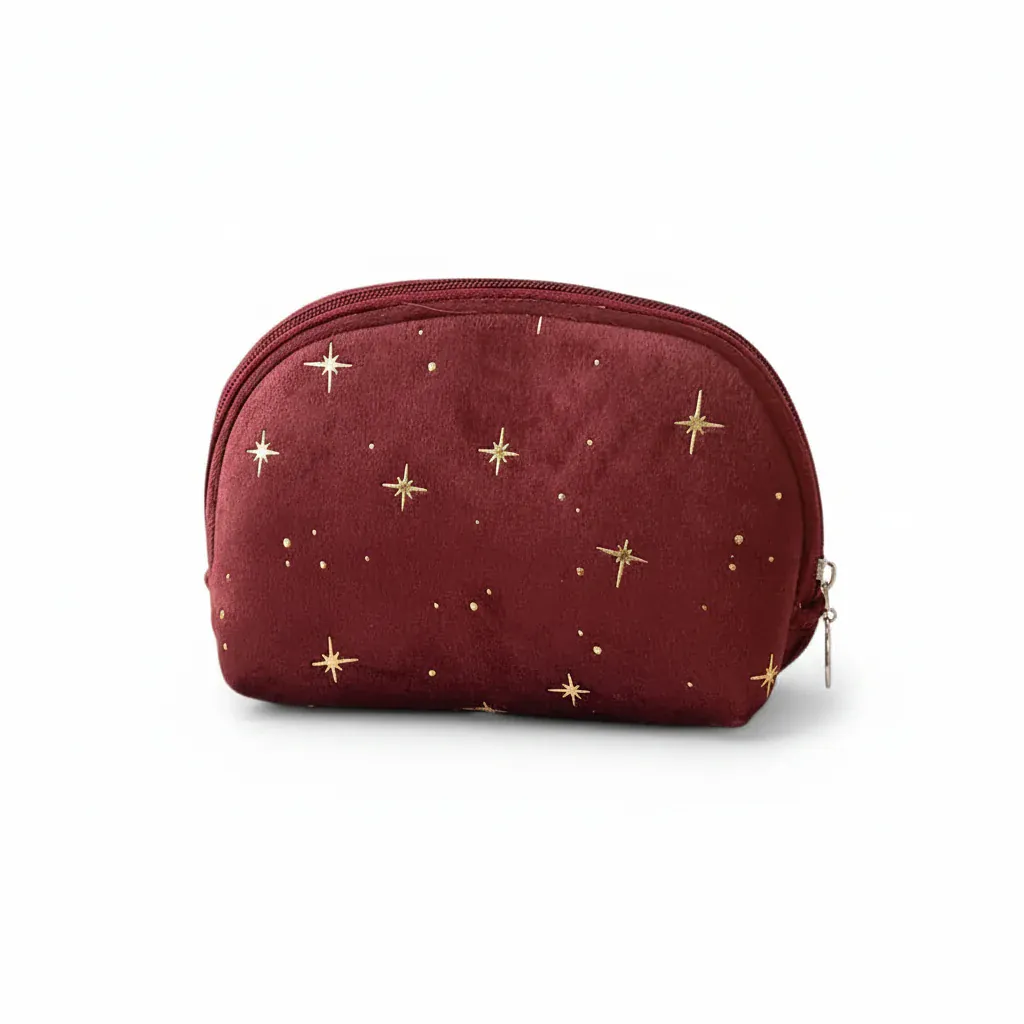 La Velma | Pochette Maquillage Velours Grande Capacité 5 Coloris