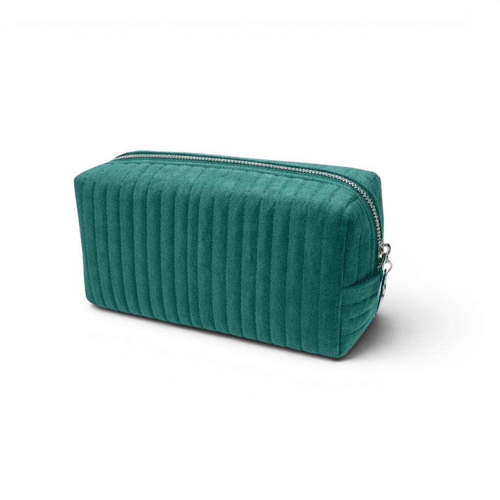 La Velva | Trousse Toilette Personnalisable Velours Matelassé