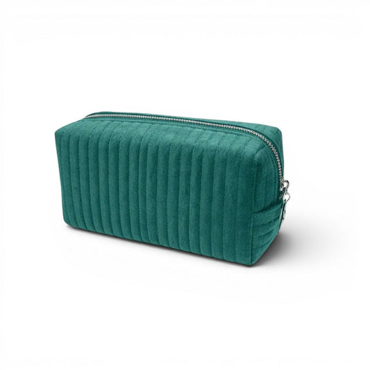 La Velva | Trousse Toilette Personnalisable Velours Matelassé