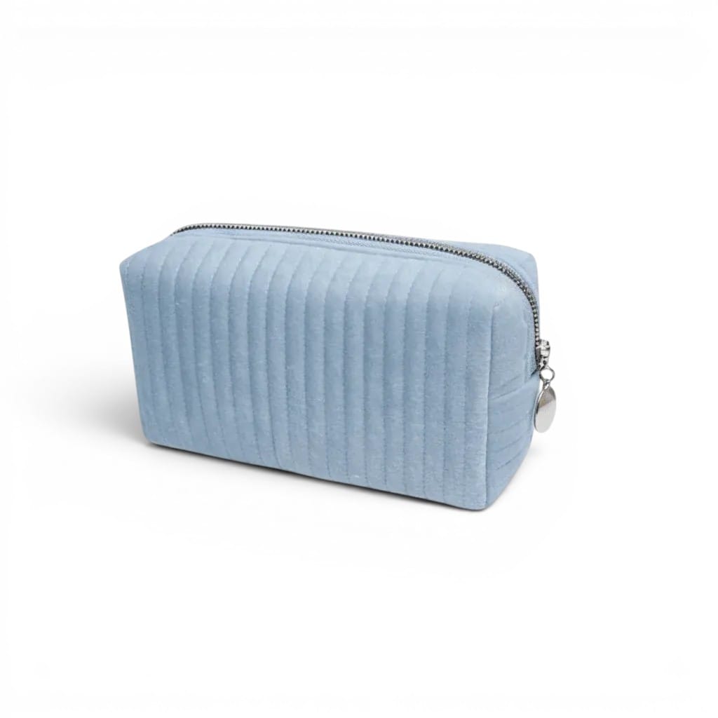 La Velva | Trousse Toilette Personnalisable Velours Matelassé