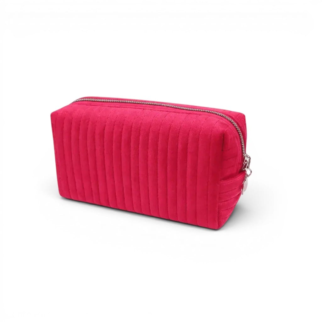 La Velva | Trousse Toilette Personnalisable Velours Matelassé