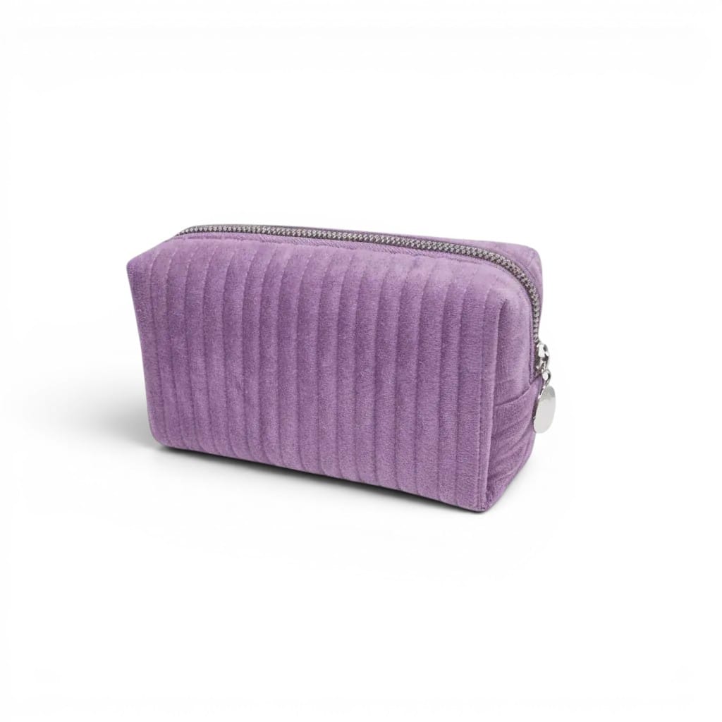 La Velva | Trousse Toilette Personnalisable Velours Matelassé