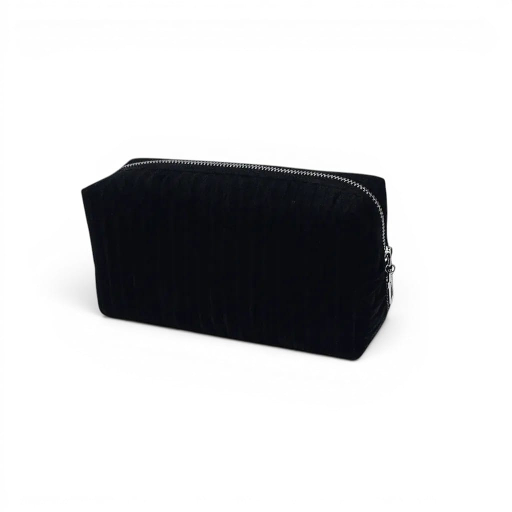 La Velva | Trousse Toilette Personnalisable Velours Matelassé