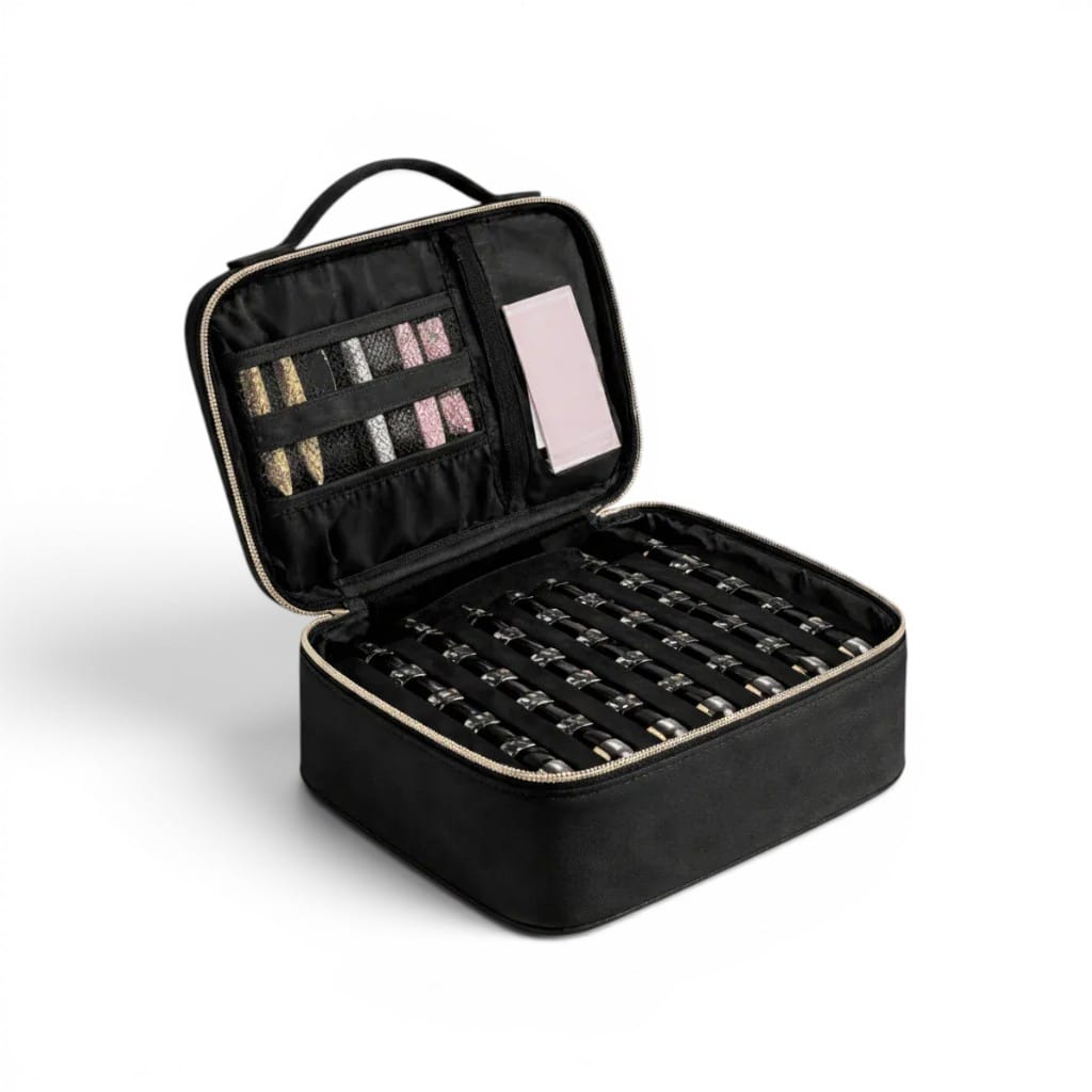 La Vernva | Mallette Maquillage Double Étage Vernis 30 Flacons