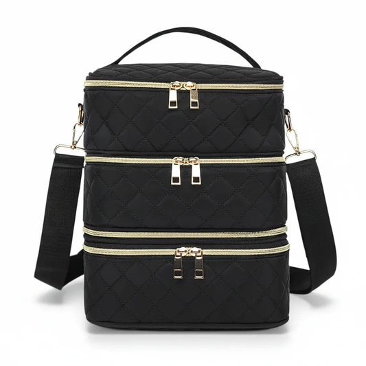 La Vernza | Sac Organisateur Vernis 3 Couches 60 Compartiments