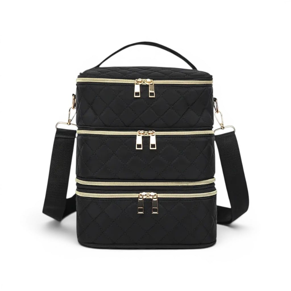 La Vernza | Sac Organisateur Vernis 3 Couches 60 Compartiments