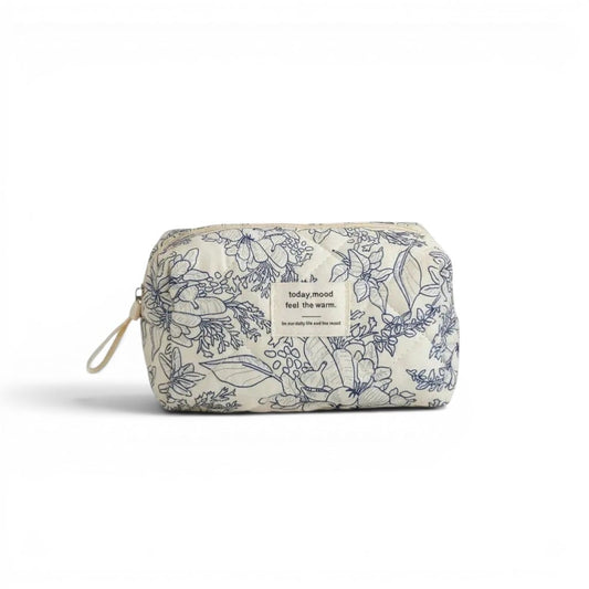 La Vinva | Trousse de Toilette Femme Vintage Florale Compacte