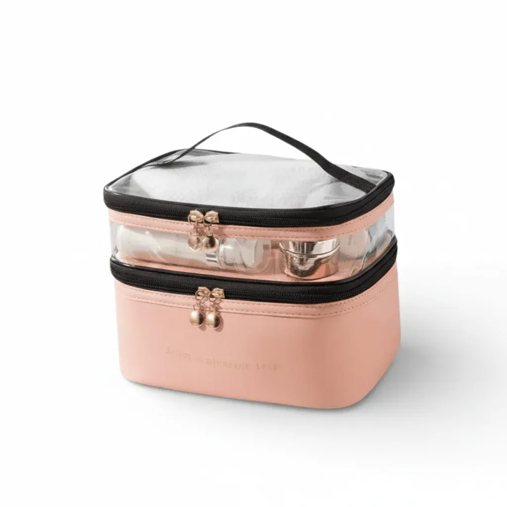 La Vitra | Trousse de Toilette Femme Transparente PVC