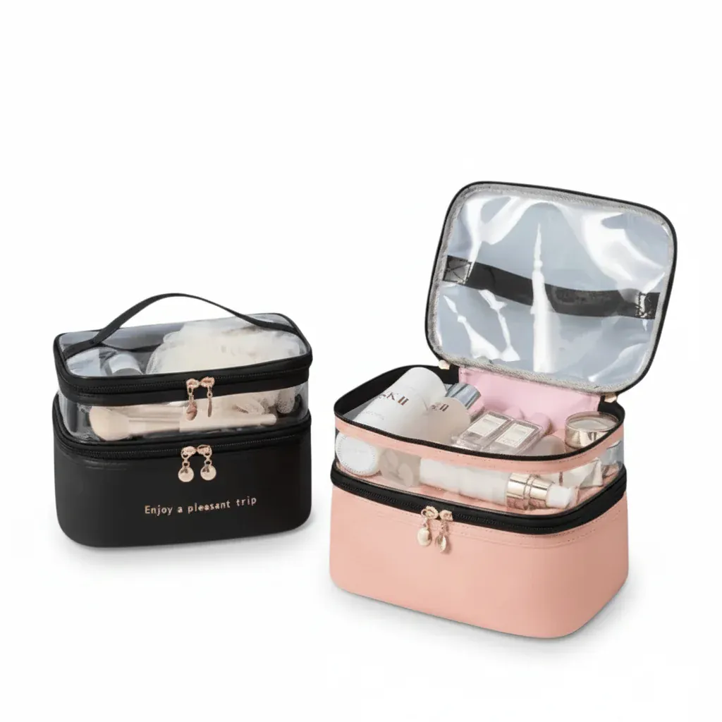 La Vitra | Trousse de Toilette Femme Transparente PVC