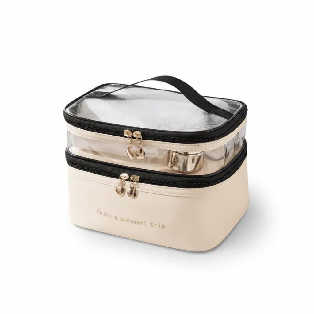La Vitra | Trousse de Toilette Femme Transparente PVC