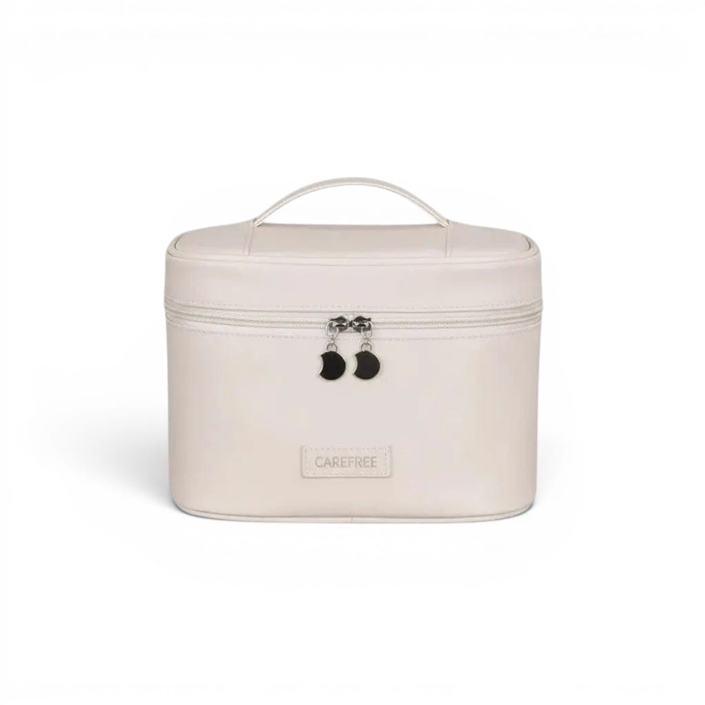 La Viva | Trousse de Toilette Femme - Vanity Simili Cuir Large Ouverture