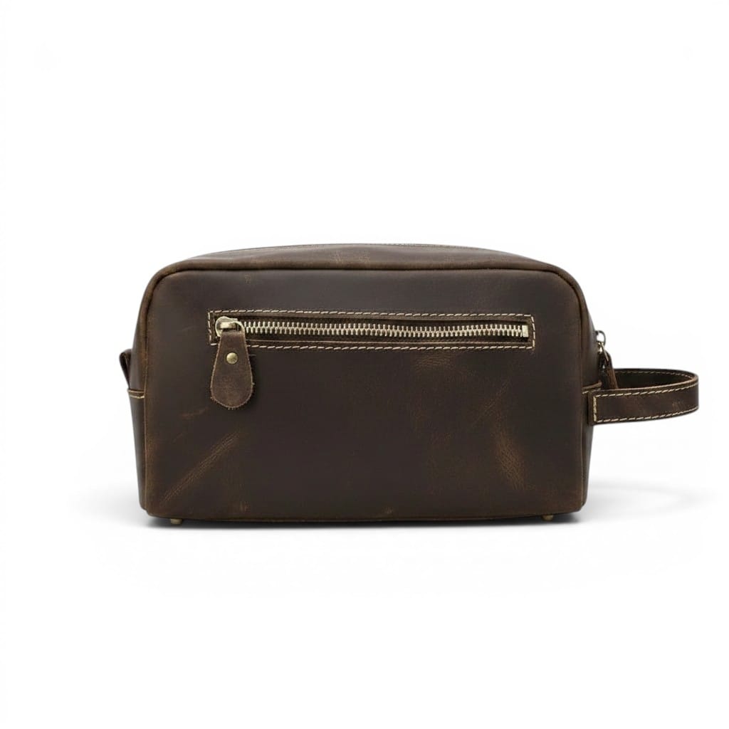 Le Bovo | Trousse Homme Cuir de Vache Format Compact