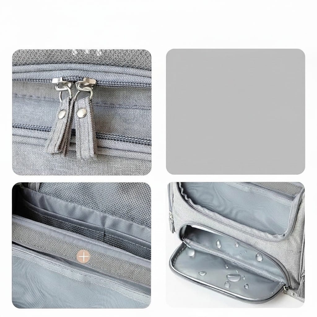 Le Crono | Grande Trousse de Toilette Suspendue Nylon