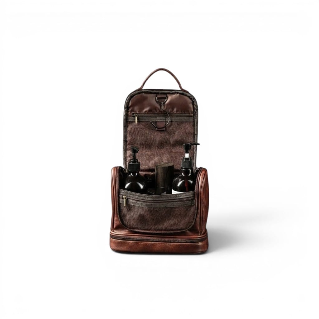 Le Dritto | Trousse Homme Simili Cuir Vertical Affaires