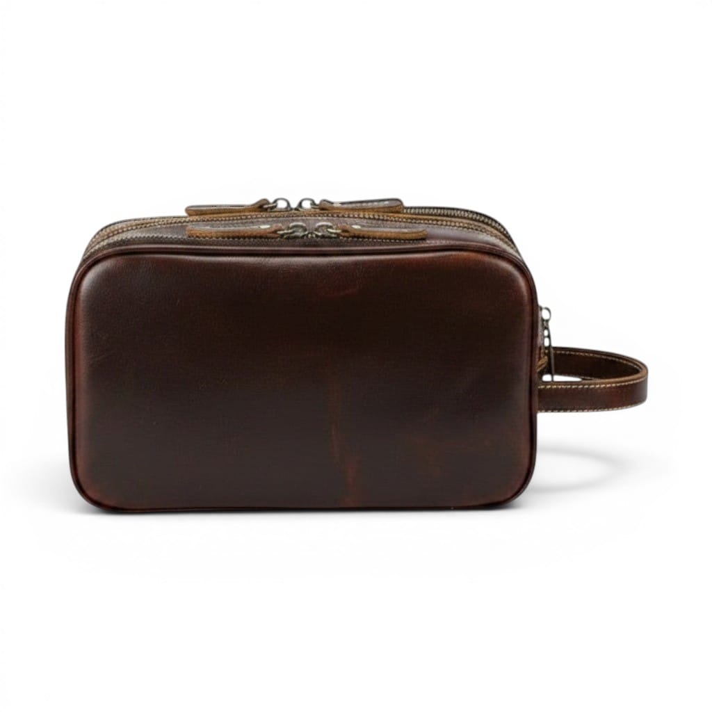Le Duetto | Trousse Homme Cuir de Vache 2 Formats