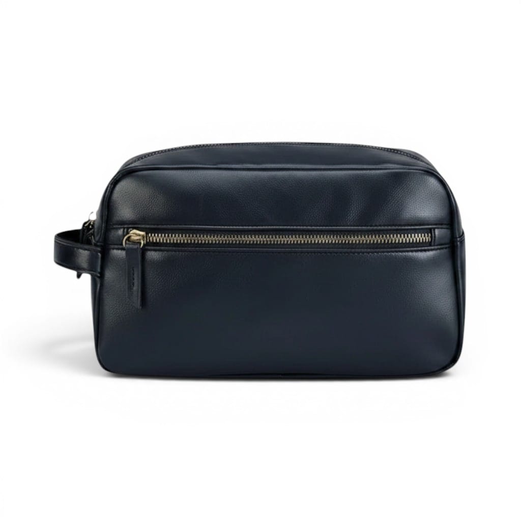 Le Fronto | Trousse Homme Simili Cuir Étanche Poche Avant