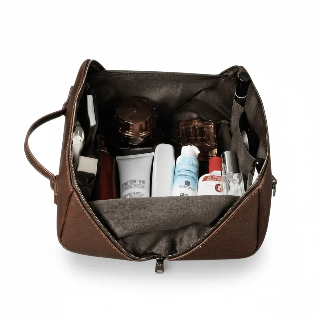 Le Grando | Trousse Homme Cuir Véritable Grande Capacité