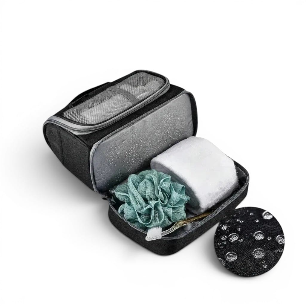 Le Granto | Trousse de Toilette Suspendue Homme Oxford Sec/Humide
