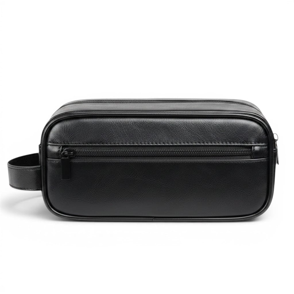 Le Retro | Trousse Homme Simili Cuir Rétro Grande Capacité