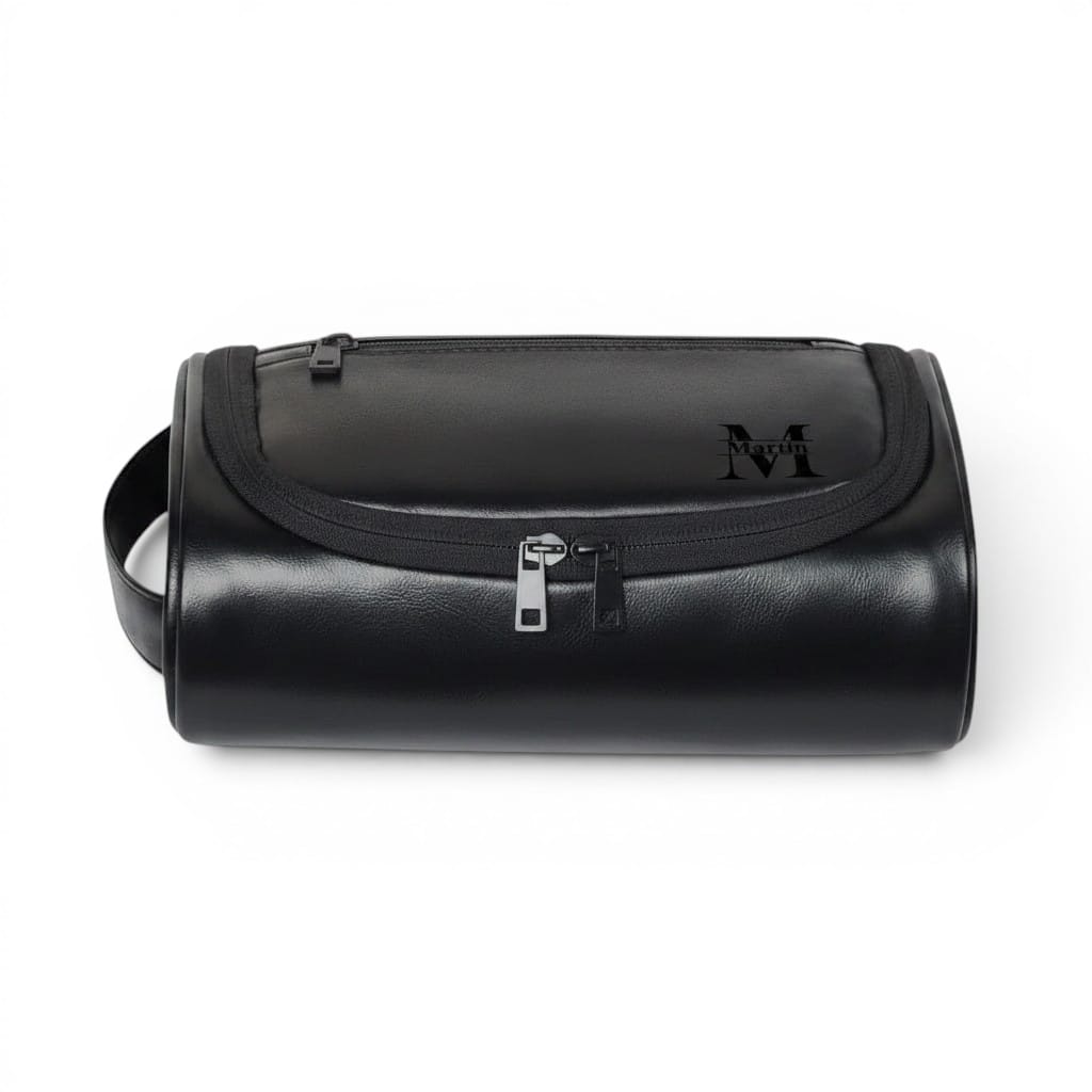 Le Rondo | Trousse Homme Simili Cuir Rétro Compacte