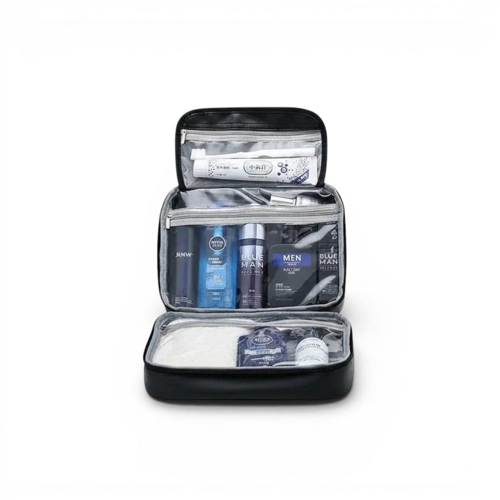 Le Traspa | Trousse Homme Simili Cuir Étanche Suspendu
