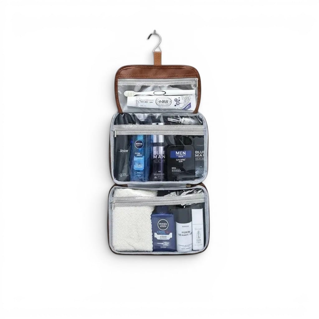 Le Traspa | Trousse Homme Simili Cuir Étanche Suspendu