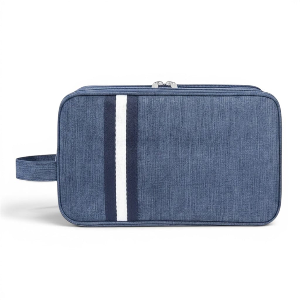 Le Trivo | Trousse de Toilette Homme Rayée 3 Compartiments