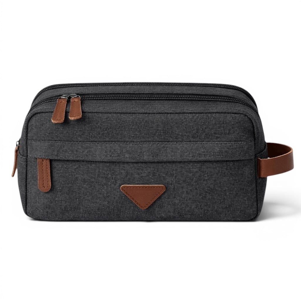 Le Vintro | Trousse de Toilette Homme Toile Cuir Vintage