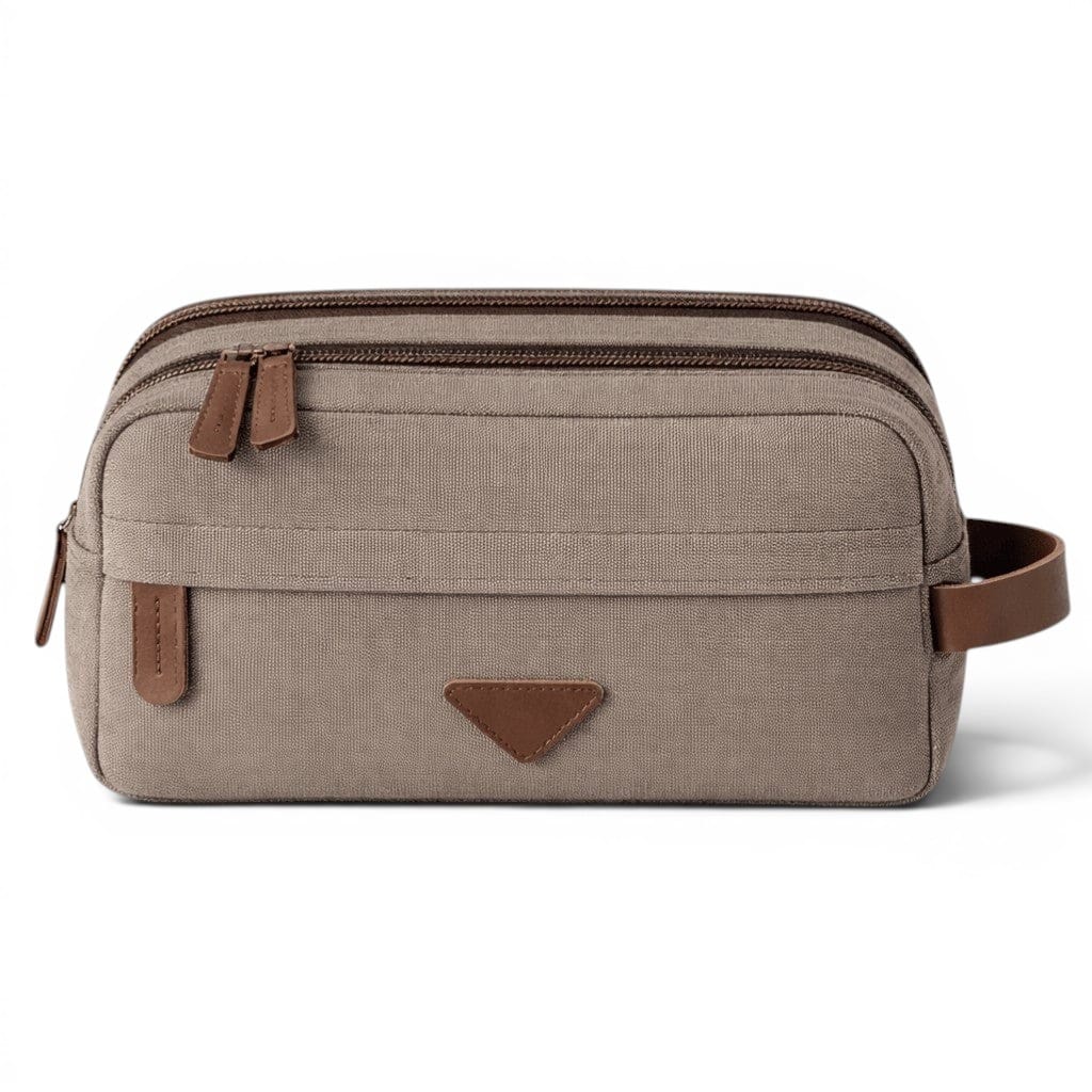 Le Vintro | Trousse de Toilette Homme Toile Cuir Vintage