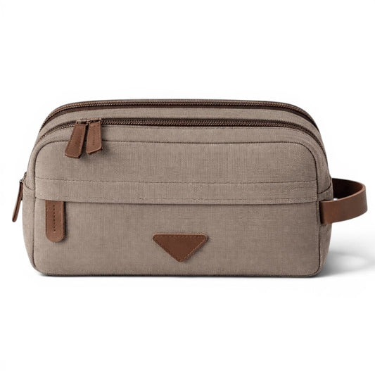 Le Vintro | Trousse de Toilette Homme Toile Cuir Vintage