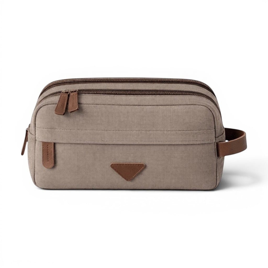 Le Vintro | Trousse de Toilette Homme Toile Cuir Vintage