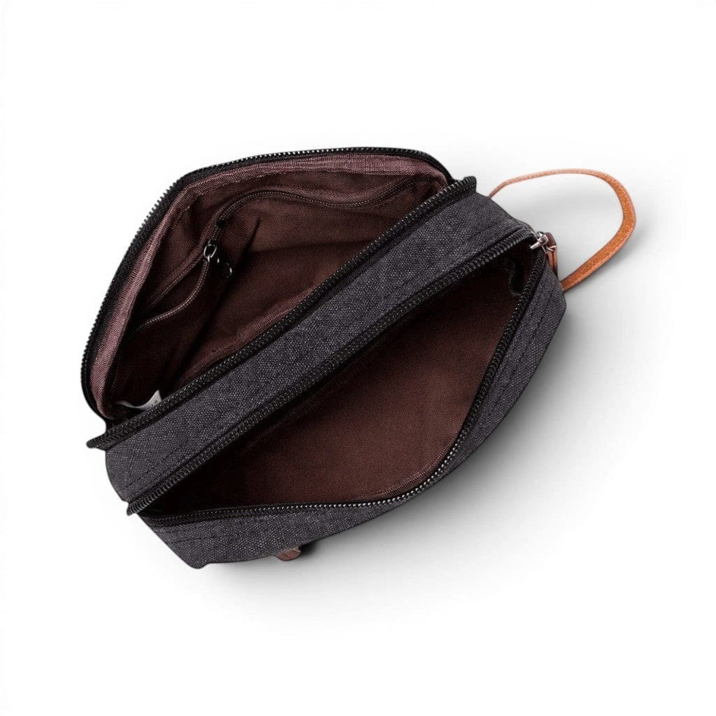 Le Vintro | Trousse de Toilette Homme Toile Cuir Vintage