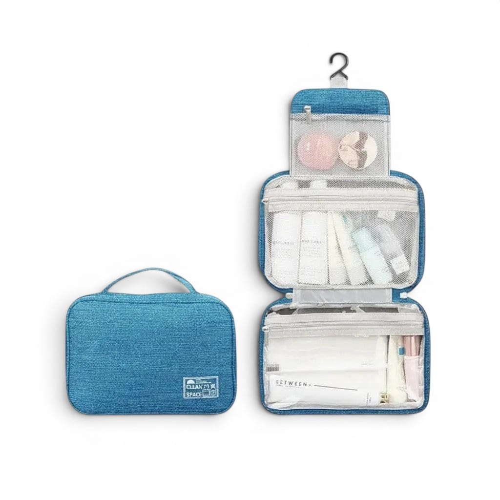 Le Zunto | Trousse de Toilette Wet & Dry Pliable Suspendue