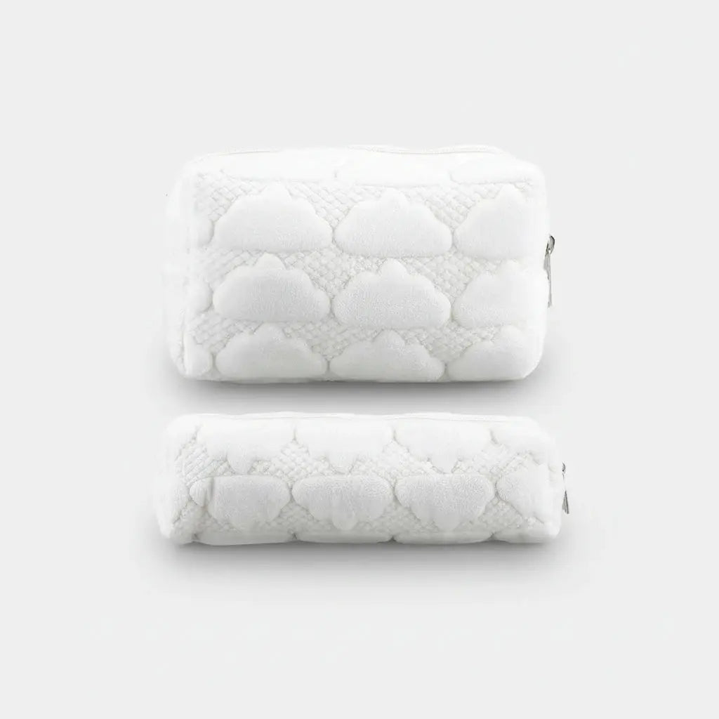 Lot 2 trousses de maquillage en peluche 